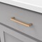 Heritage Designs Contemporary Pull 5116 Inch 128mm Center to Center Brushed Brass Finish, 10PK R077747BBX10B - alternate 2